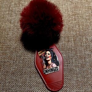 Completely Unhinged Retro Motel Keychain